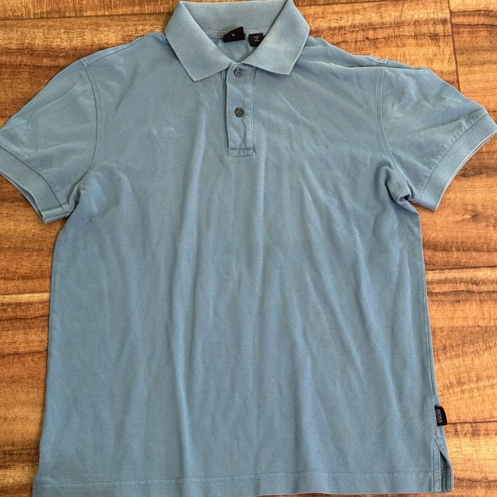 Hugo Boss Men's Blue Polo Shirt